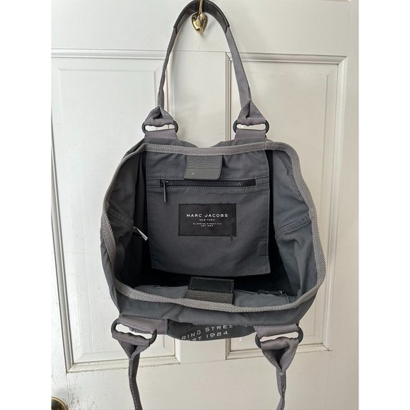 Mark Jacobs MARC JACOBS Logo Tote - M Canvas Tote Bag - Picture 2 of 9